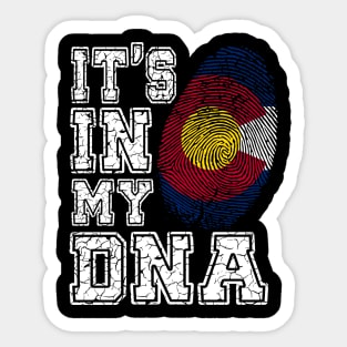 Colorado - It's In My DNA Gift Sticker